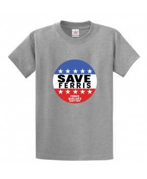 Save Ferris Classic Unisex Kids and Adults T-Shirt for Music Lovers